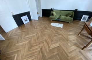Parquet en pointe de Hongrie, Miani, poseur de parquet à Nantes et périphérie.